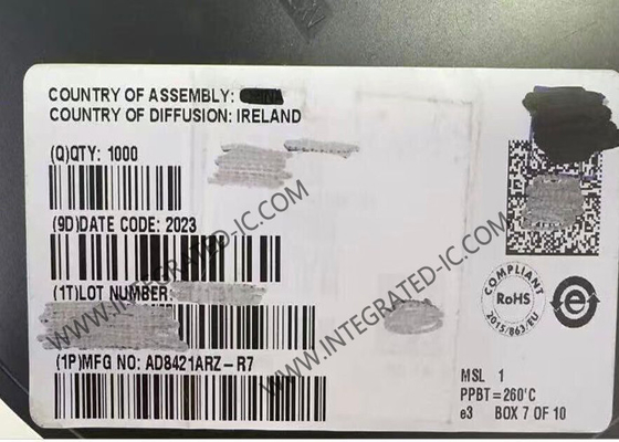 تراشه مدار مجتمع AD8421ARZ تقویت کننده های ابزار دقیق کم مصرف 10 مگاهرتز SOIC8
