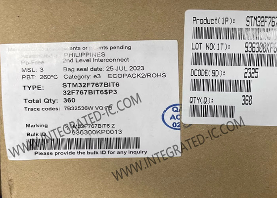 STM32F767BIT6 میکروکنترلر MCU عملکرد بالا ARM Cortex M7 میکروکنترلر IC