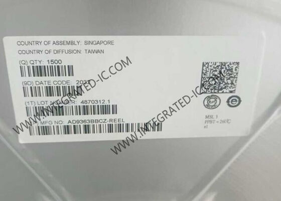 AD9363BBCZ ماژول ارتباطات بی سیم 325 MHz تا 3.8 GHz RF Agile Transceiver