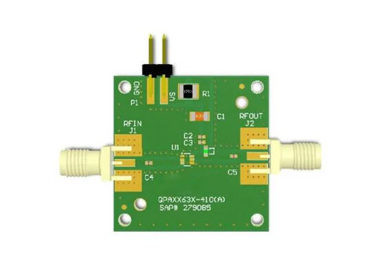 برد ارزیابی تقویت‌کننده SiGe HBT آبشاری 5 ولت 850 مگاهرتز QPA4263APCK401 راه‌حل‌های تعبیه‌شده