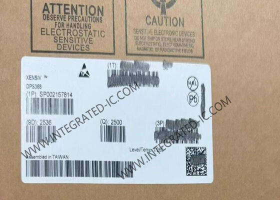 IC حسگر DPS368 XENSIV حسگر فشار بارومتریک 1.7 ولت تا 3.6 ولت با دقت فوق‌العاده بالا (±2 سانتی‌متر) دارای رتبه IPX8 برای محیط‌های سخت