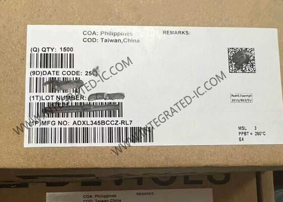 مستشعر تسارع رقمي ثلاثي المحاور ADXL345BCCZ فائق الطاقة مع خرج رقمي