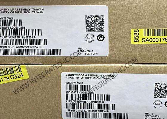 تراشه مدار مجتمع ADM3050EBRIZ، فرستنده و گیرنده CAN FD با سرعت 12 مگابیت بر ثانیه، رابط CAN IC با پکیج SOIC-8