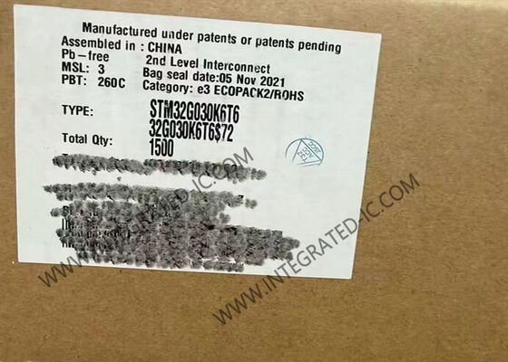 میکروکنترلر STM32G030K6T6 MCU میکروکنترلر 32 بیتی IC 64MHz MCU خط ارزش اصلی