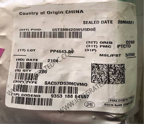 SAC57D53MCVMO میکروکنترلر MCU 1.2V تا 1.32V میکروکنترلرهای ARM سه هسته ای 32 بیتی