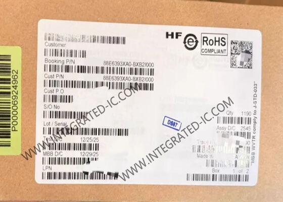 88E6393XA0-BXB2I000 Ethernet IC 11-Port SOHO Switch با هشت PHY 10/100/1000Mbps