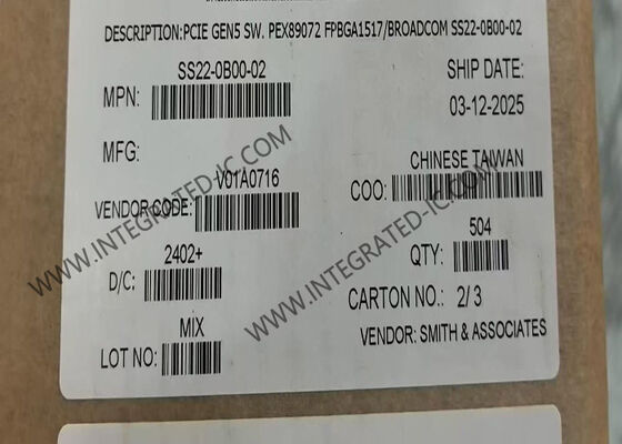 SS22-0B00-02 چیپ مدار یکپارچه PCI اکسپرس سوئیچ با پشتیبانی PCIe 5.0 72 لاین
