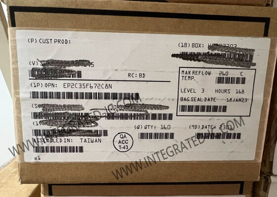 EP2C35F672C8N Cyclone II FPGA Field Programmable Gate Array با 33216 المان منطقی، ولتاژ کاری 1.15 ولت تا 1.25 ولت و 475 ورودی/خروجی